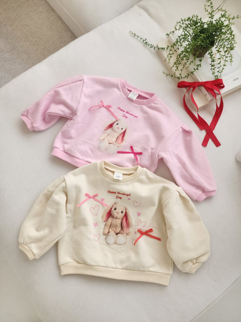 Dalla - Korean Children Fashion - #magicofchildhood - Happy Rabbit Sweatshirt - 11
