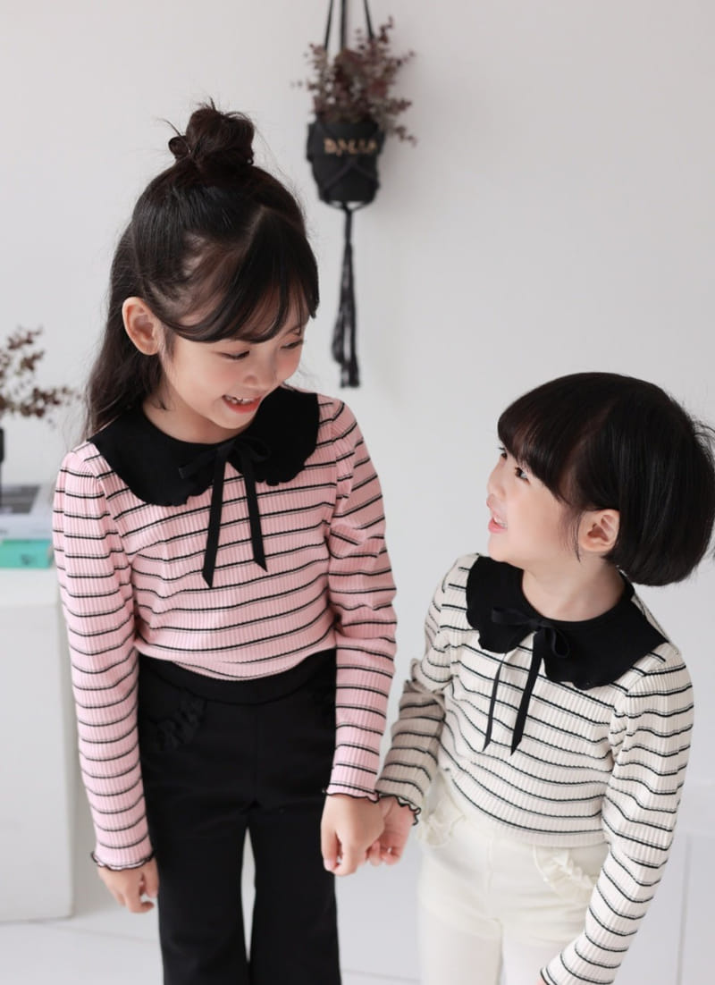 Dalla - Korean Children Fashion - #prettylittlegirls - Rib ST Tee - 10