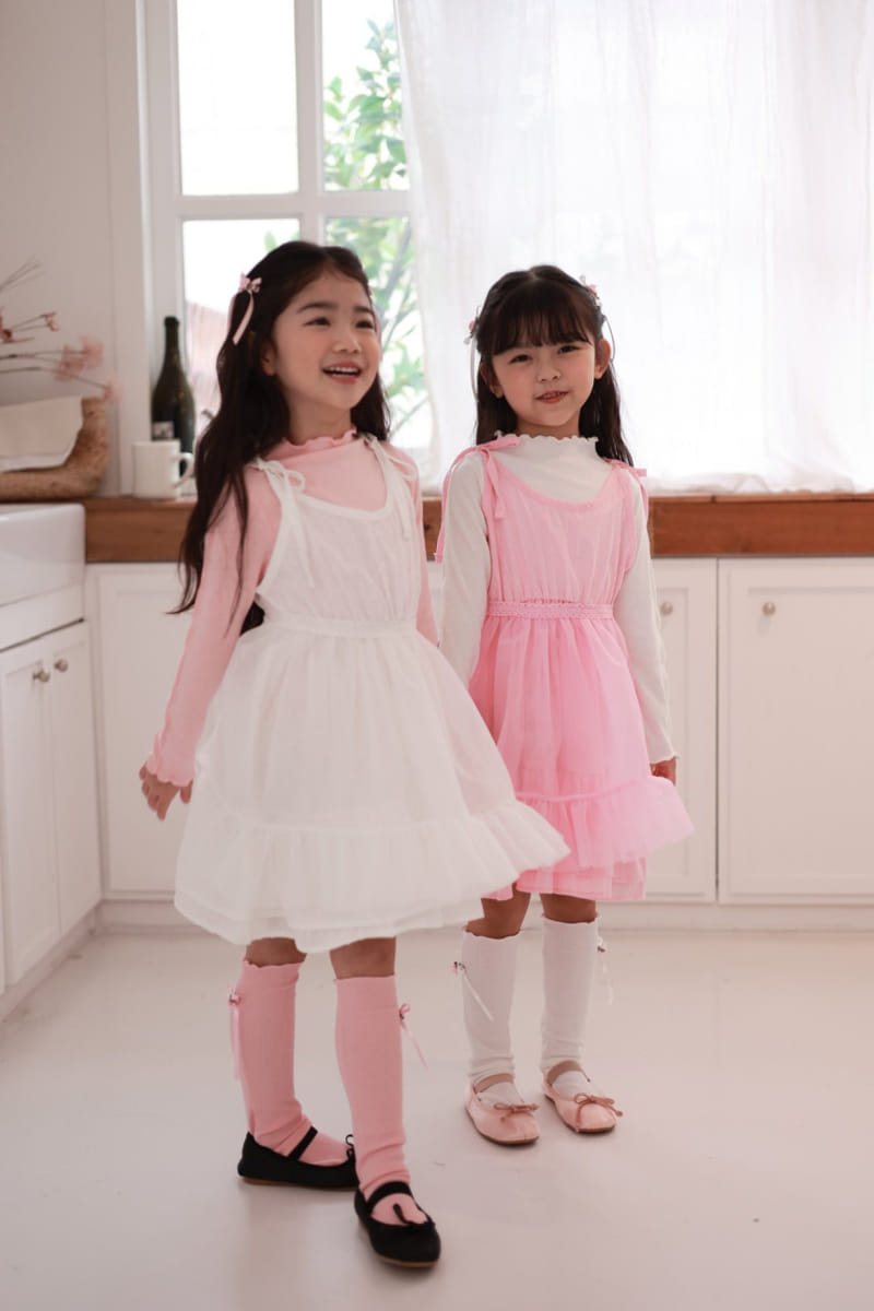 Dalla - Korean Children Fashion - #stylishchildhood - Cotton Candy Apron - 10