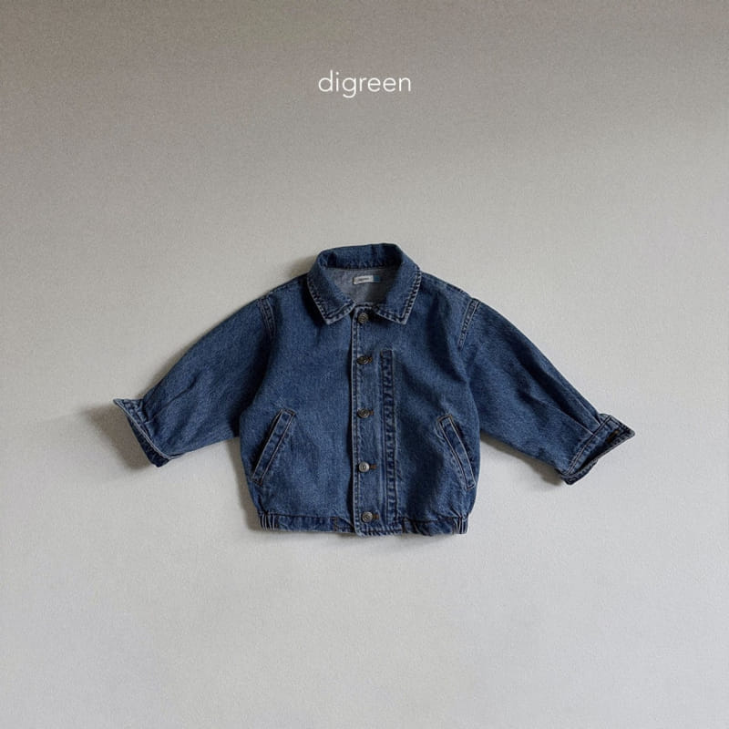 Digreen - Korean Children Fashion - #stylishchildhood - Denim Jacket - 4