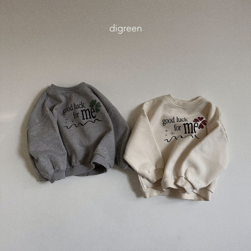 Digreen - Korean Children Fashion - #childofig - Lucky Sweatshirt - 3