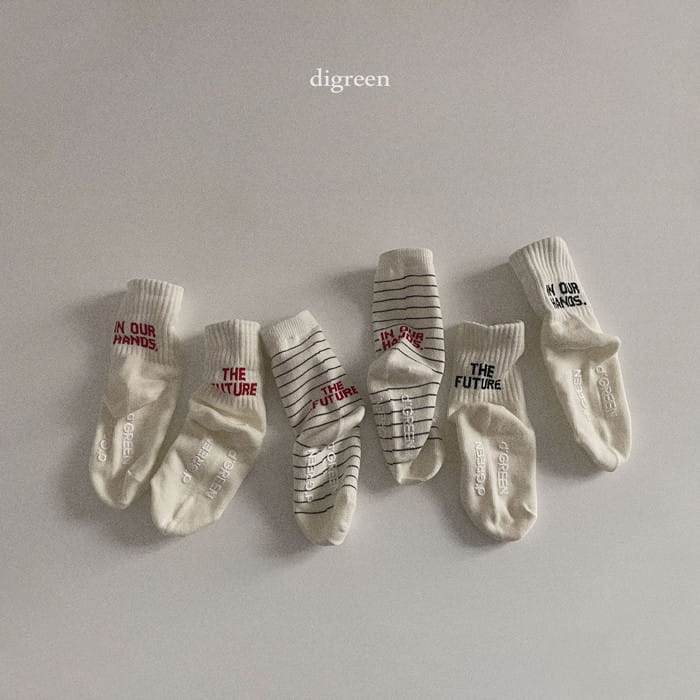Digreen - Korean Children Fashion - #childofig - Future Socks - 4