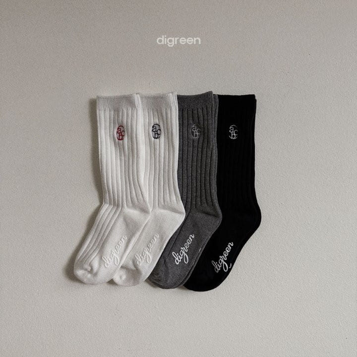 Digreen - Korean Children Fashion - #childofig - ABC Socks