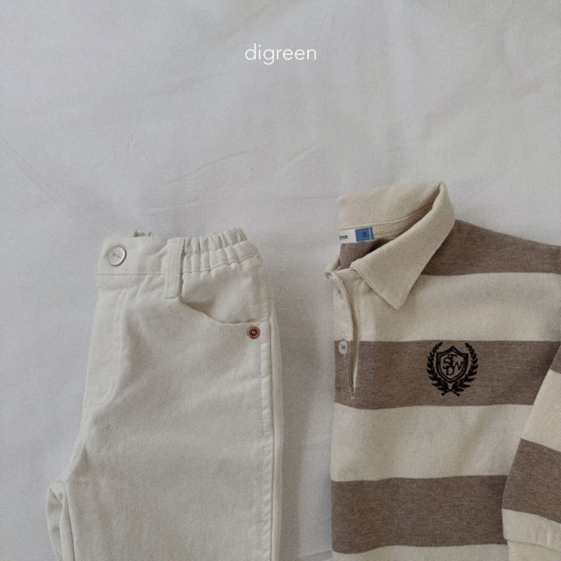 Digreen - Korean Children Fashion - #childrensboutique - Cream Pants - 11