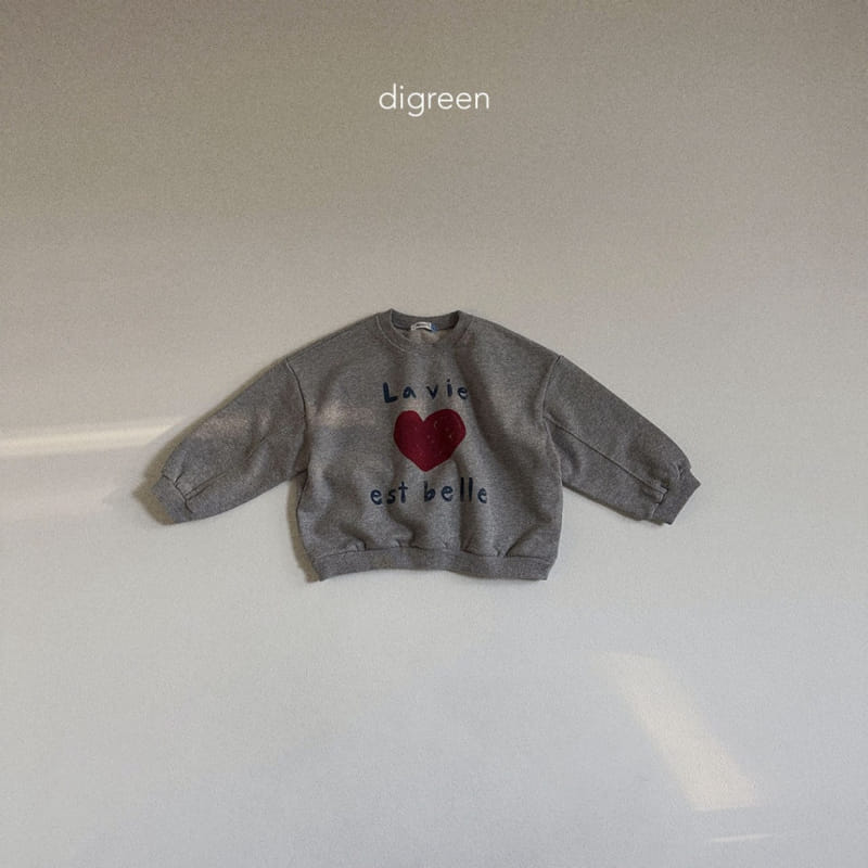 Digreen - Korean Children Fashion - #childrensboutique - Heart Sweatshirt - 7