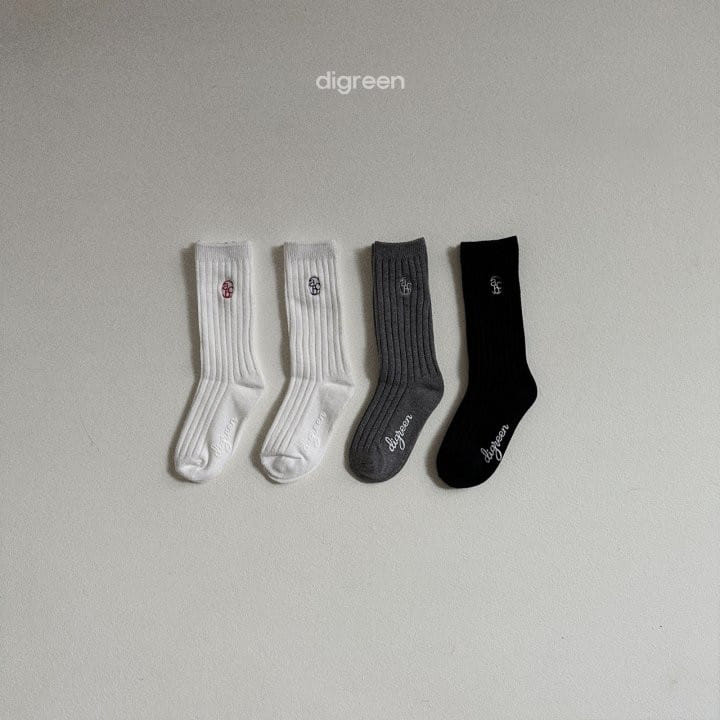Digreen - Korean Children Fashion - #childrensboutique - ABC Socks - 2