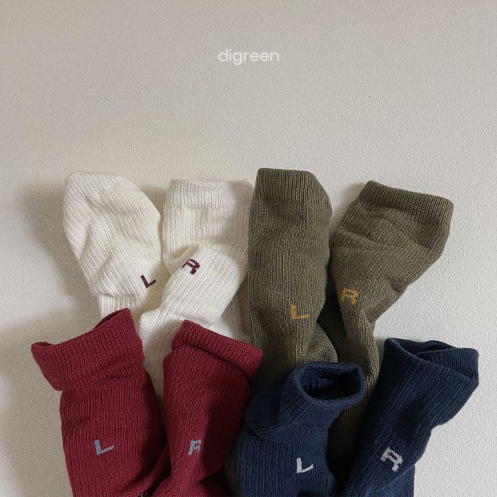 Digreen - Korean Children Fashion - #childrensboutique - R L Socks