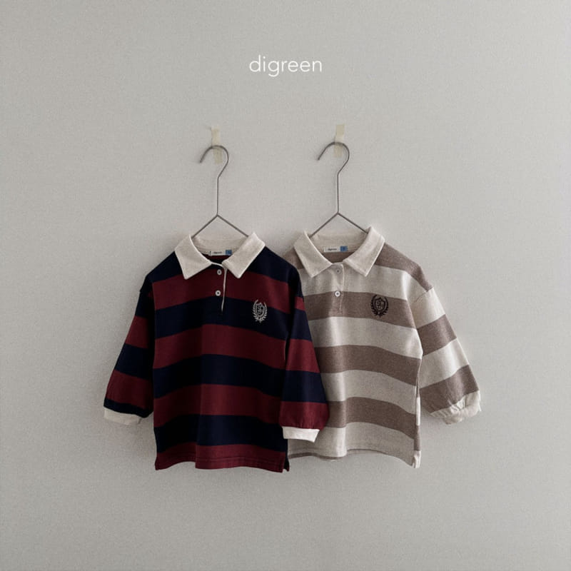 Digreen - Korean Children Fashion - #designkidswear - Rugby Tee - 3
