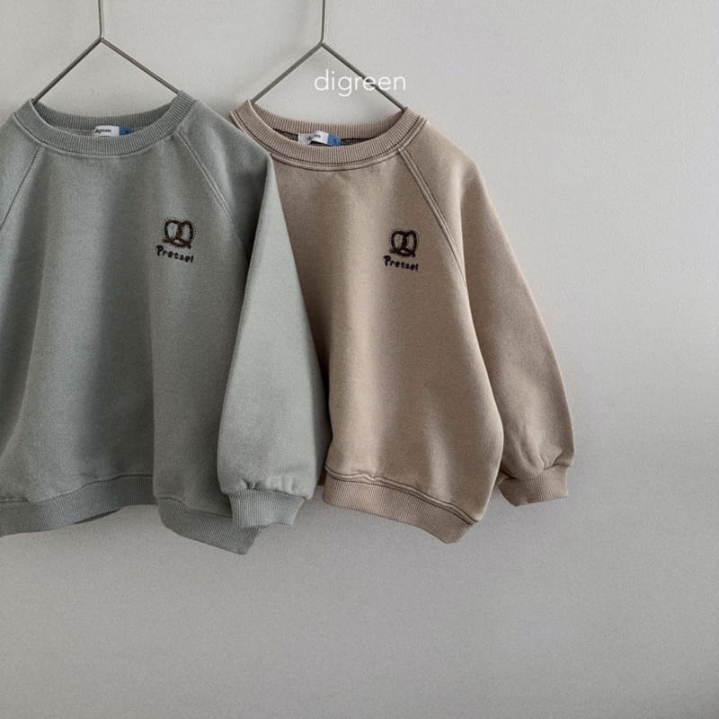 Digreen - Korean Children Fashion - #designkidswear - Prerzel Sweatshirt