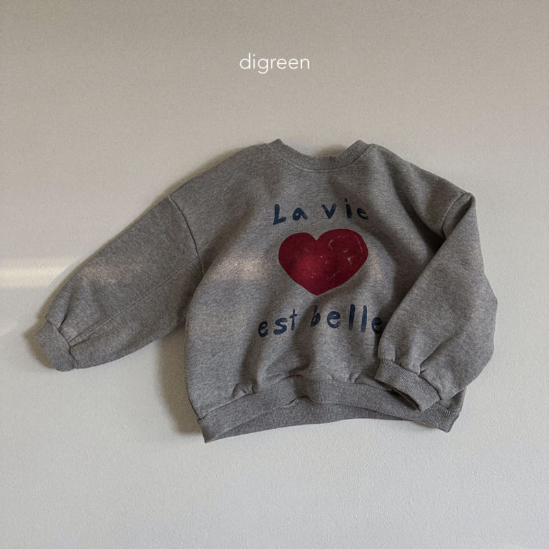 Digreen - Korean Children Fashion - #designkidswear - Heart Sweatshirt - 8