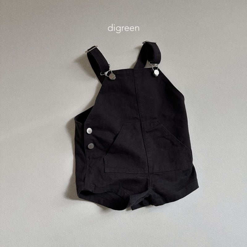 Digreen - Korean Children Fashion - #designkidswear - C Short Dungarees  - 7