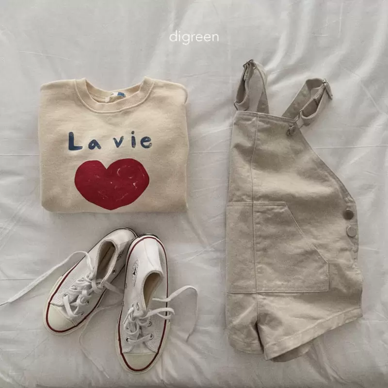 Digreen - Korean Children Fashion - #fashionkids - Heart Sweatshirt - 10