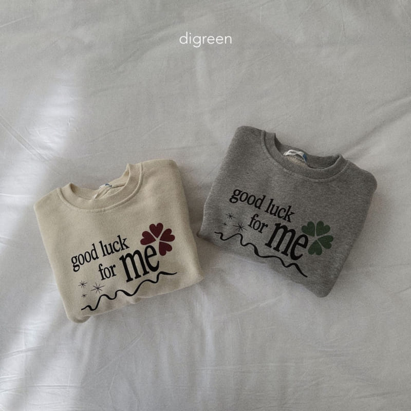 Digreen - Korean Children Fashion - #kidsshorts - Lucky Sweatshirt - 8