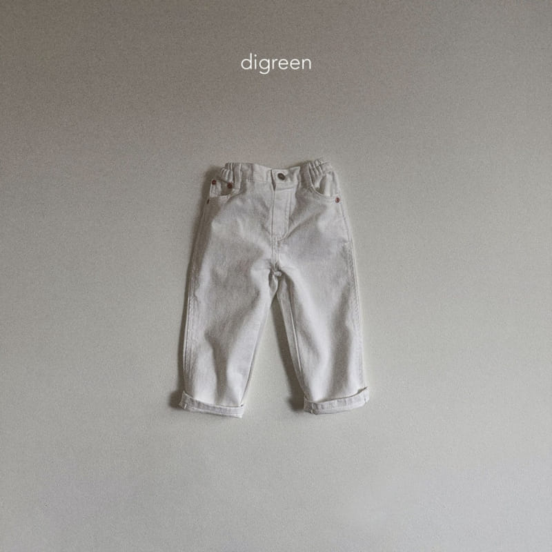 Digreen - Korean Children Fashion - #kidsshorts - Cream Pants