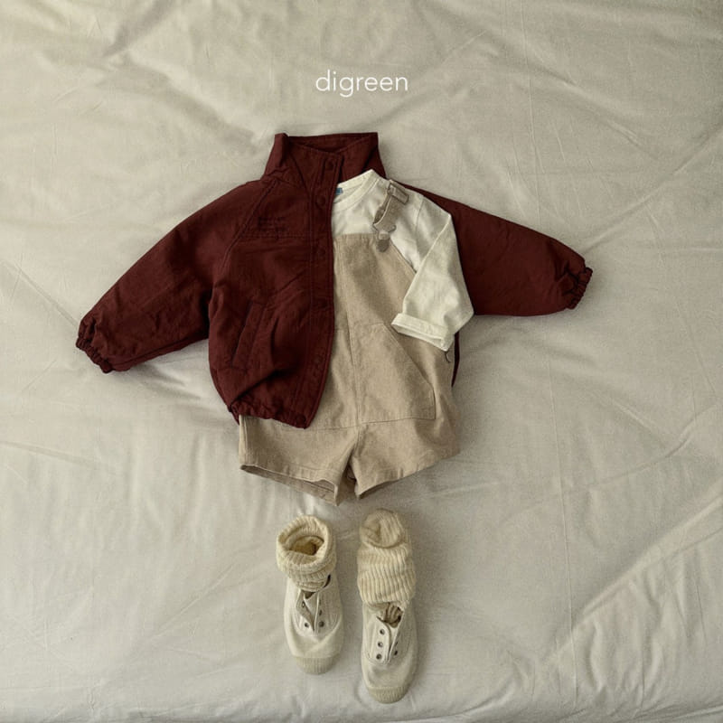 Digreen - Korean Children Fashion - #kidsshorts - C Short Dungarees  - 10