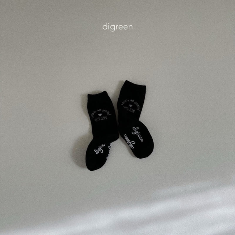 Digreen - Korean Children Fashion - #kidsshorts - Love Socks - 7