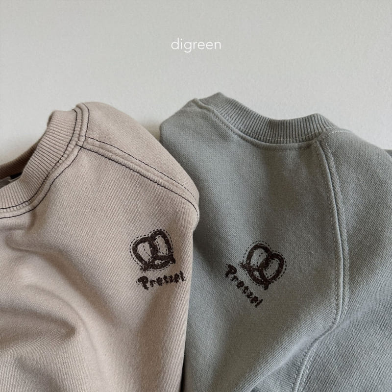 Digreen - Korean Children Fashion - #kidsstore - Prerzel Sweatshirt - 5