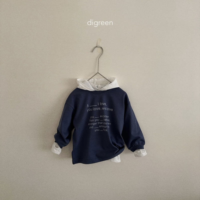 Digreen - Korean Children Fashion - #kidsstore - Layered Hoody Tee - 10
