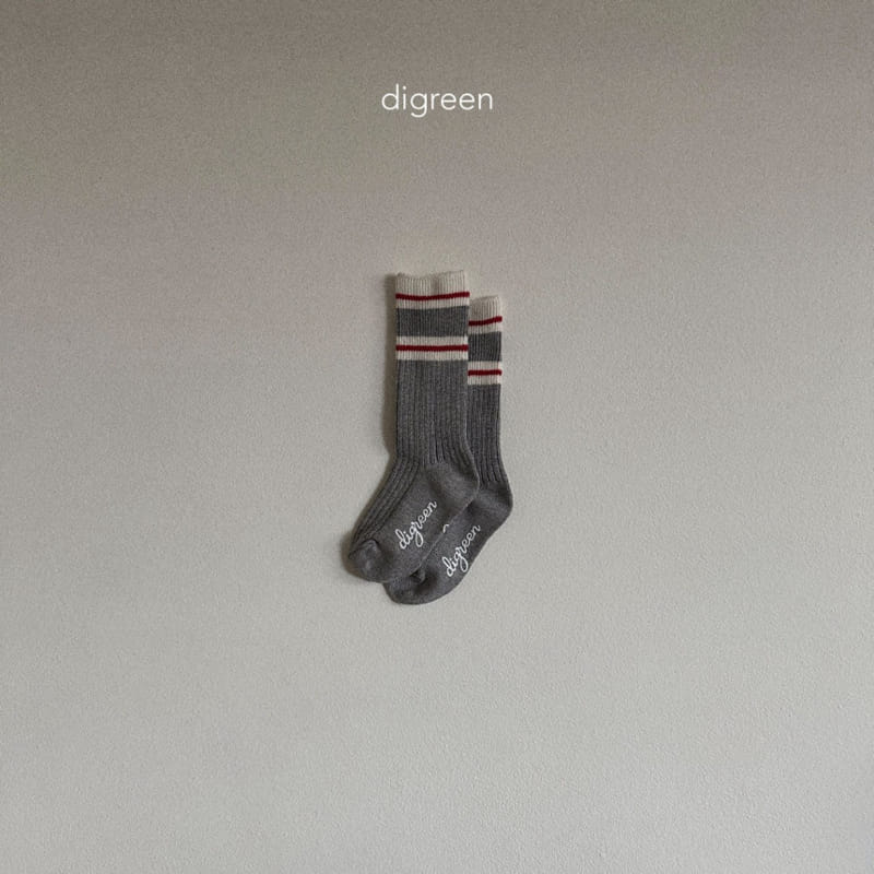 Digreen - Korean Children Fashion - #kidsstore - Double Socks 3ea 1Set - 6