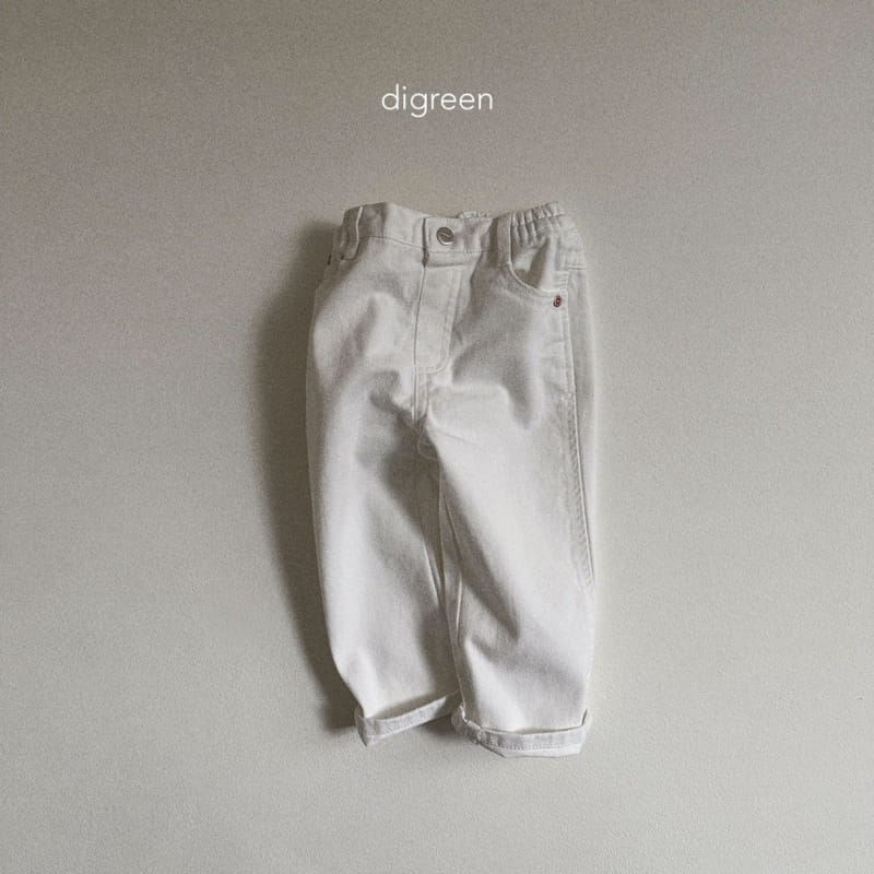 Digreen - Korean Children Fashion - #kidzfashiontrend - Cream Pants - 3