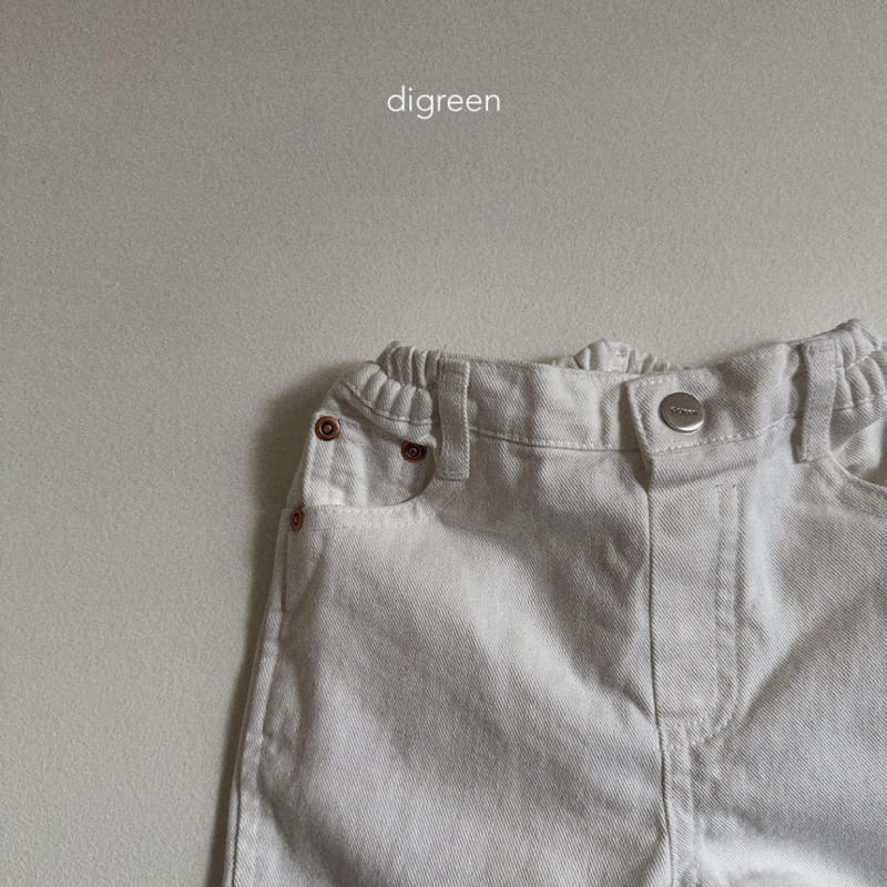 Digreen - Korean Children Fashion - #littlefashionista - Cream Pants - 5
