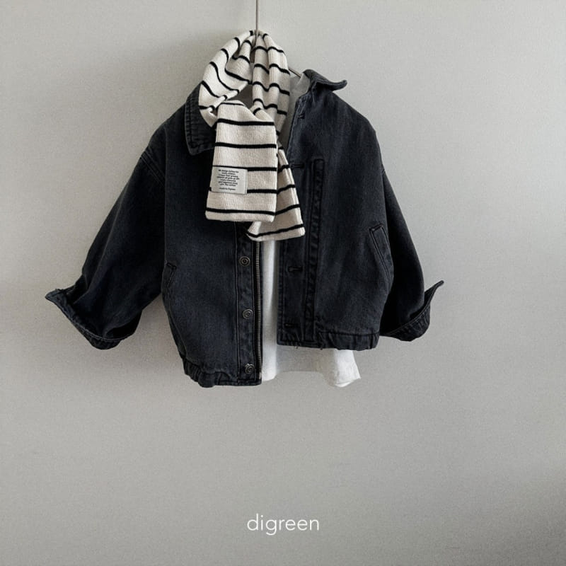Digreen - Korean Children Fashion - #littlefashionista - A Half Neck Tee - 10