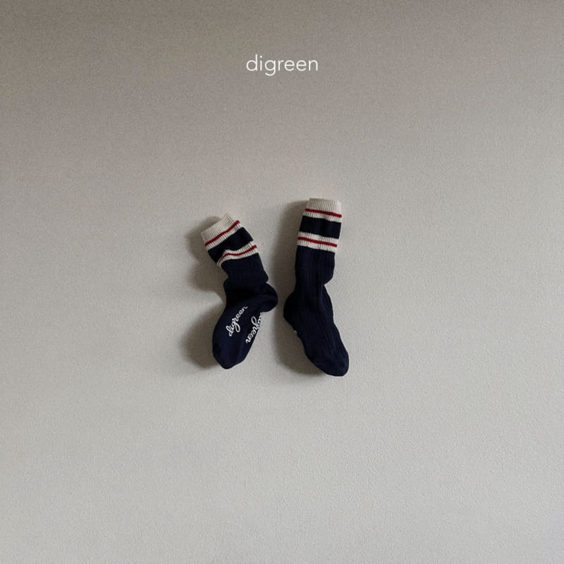 Digreen - Korean Children Fashion - #magicofchildhood - Double Socks 3ea 1Set - 10