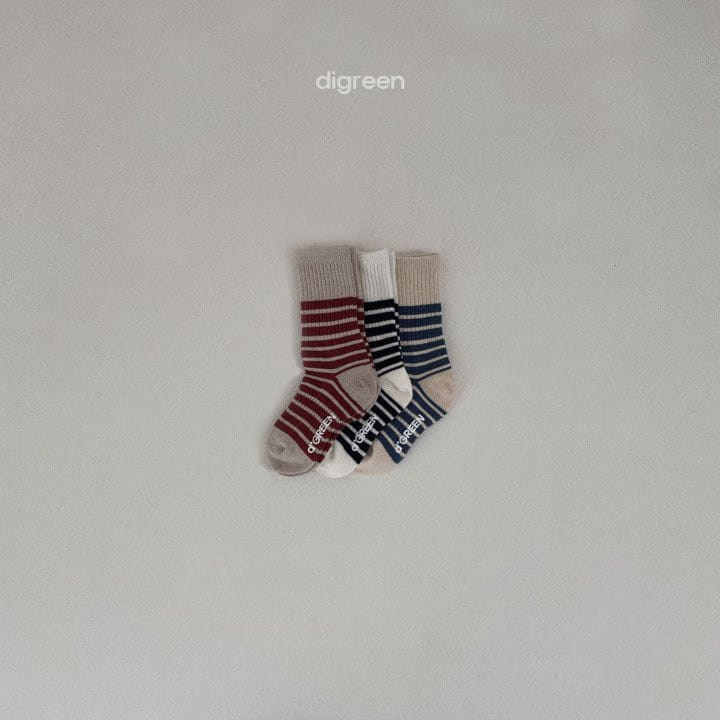 Digreen - Korean Children Fashion - #magicofchildhood - Wiley Socks - 2