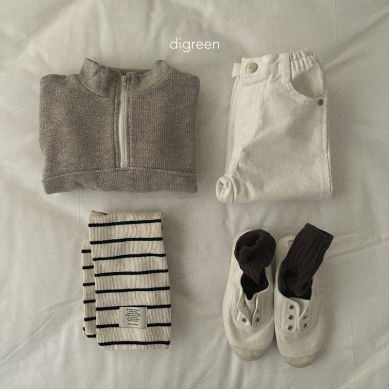 Digreen - Korean Children Fashion - #prettylittlegirls - Cream Pants - 8
