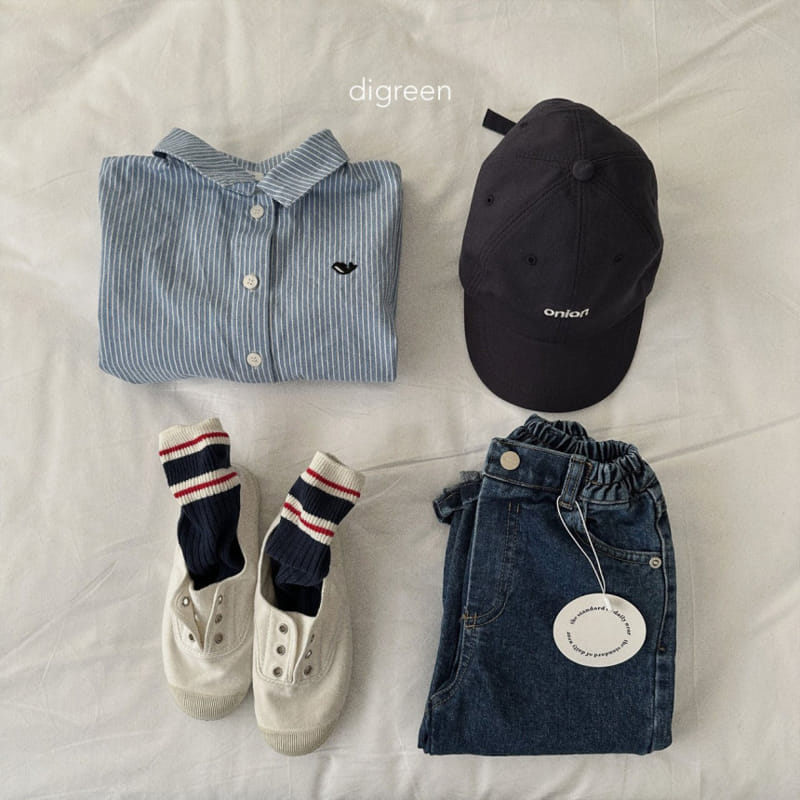 Digreen - Korean Children Fashion - #stylishchildhood - Standard Denim Pants - 6