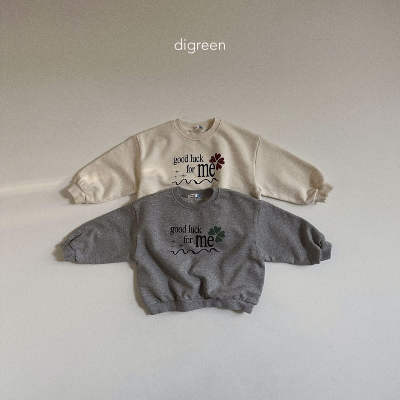 Digreen - Korean Children Fashion - #toddlerclothing - Lucky Sweatshirt