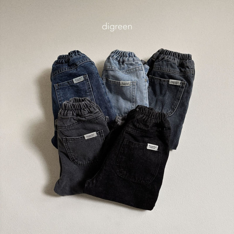 Digreen - Korean Children Fashion - #toddlerclothing - Standard Denim Pants - 5
