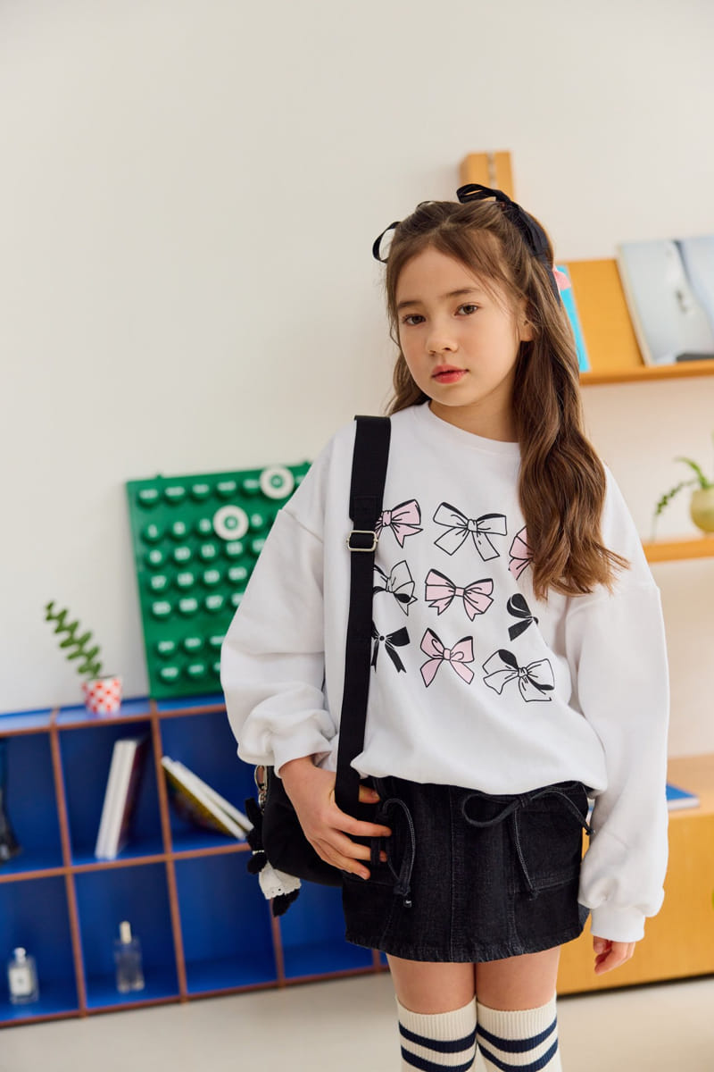 Dore Dore - Korean Children Fashion - #Kfashion4kids - Amy Ribbon Sweatshirt - 8