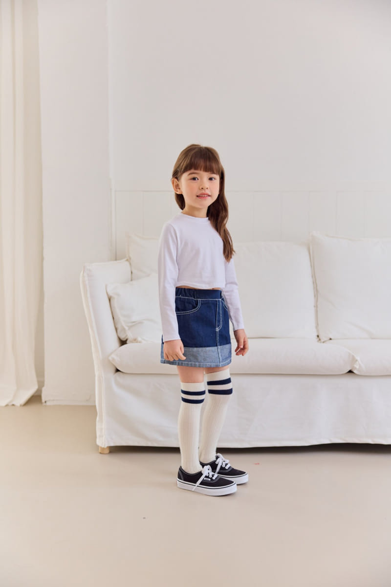Dore Dore - Korean Children Fashion - #Kfashion4kids - Crop Layered Tee - 3