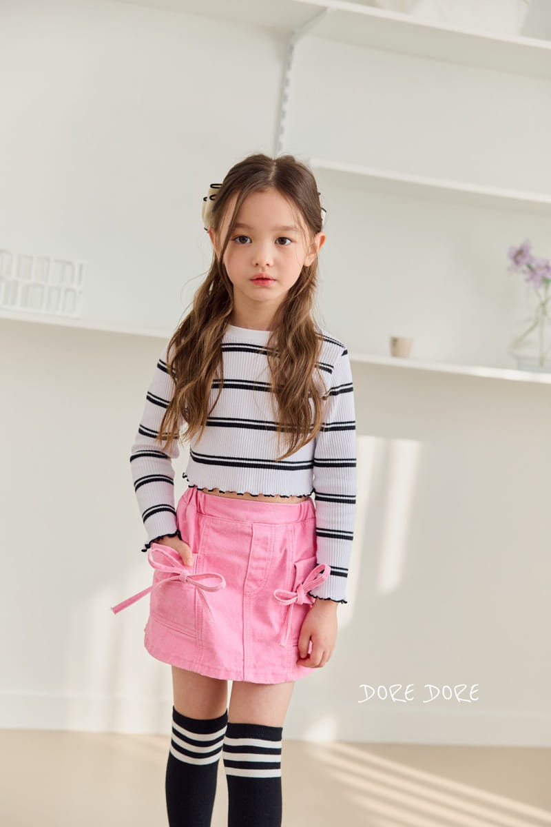 Dore Dore - Korean Children Fashion - #childofig - Love Me Crop Tee - 2
