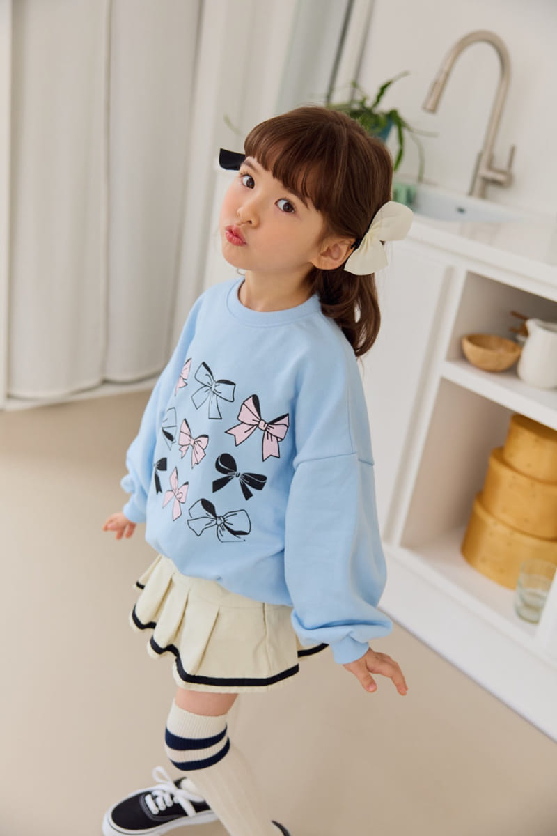 Dore Dore - Korean Children Fashion - #designkidswear - Amy Ribbon Sweatshirt - 2