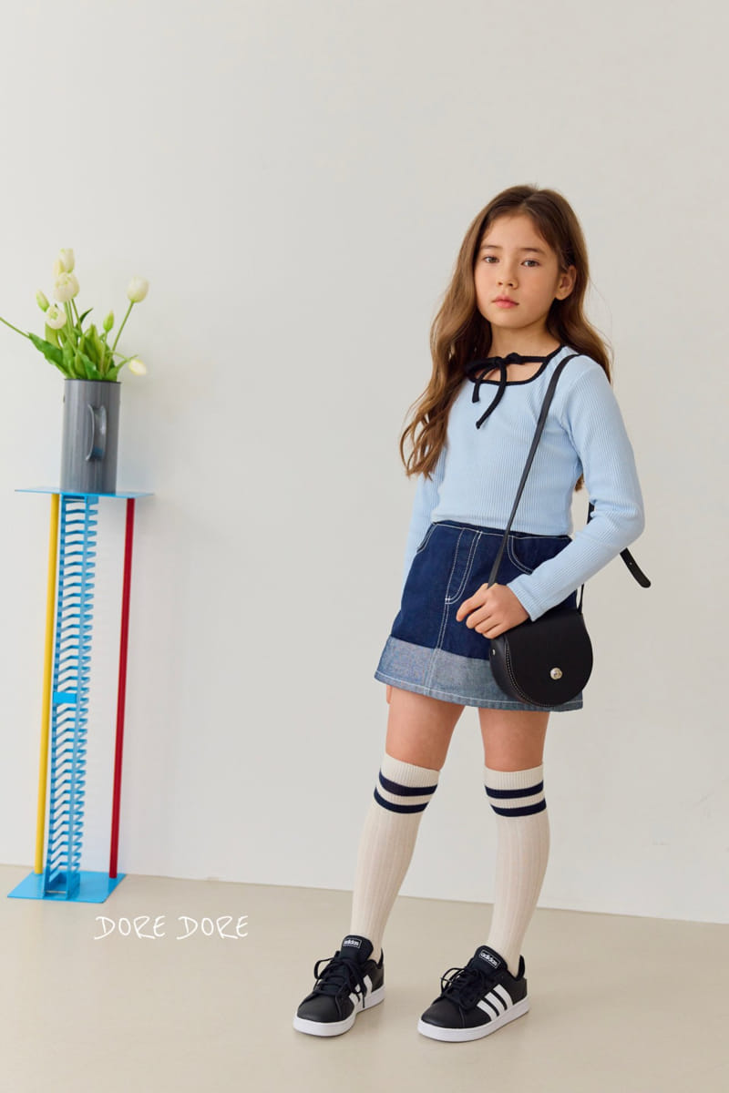 Dore Dore - Korean Children Fashion - #designkidswear - Color Mini Skirt Pants