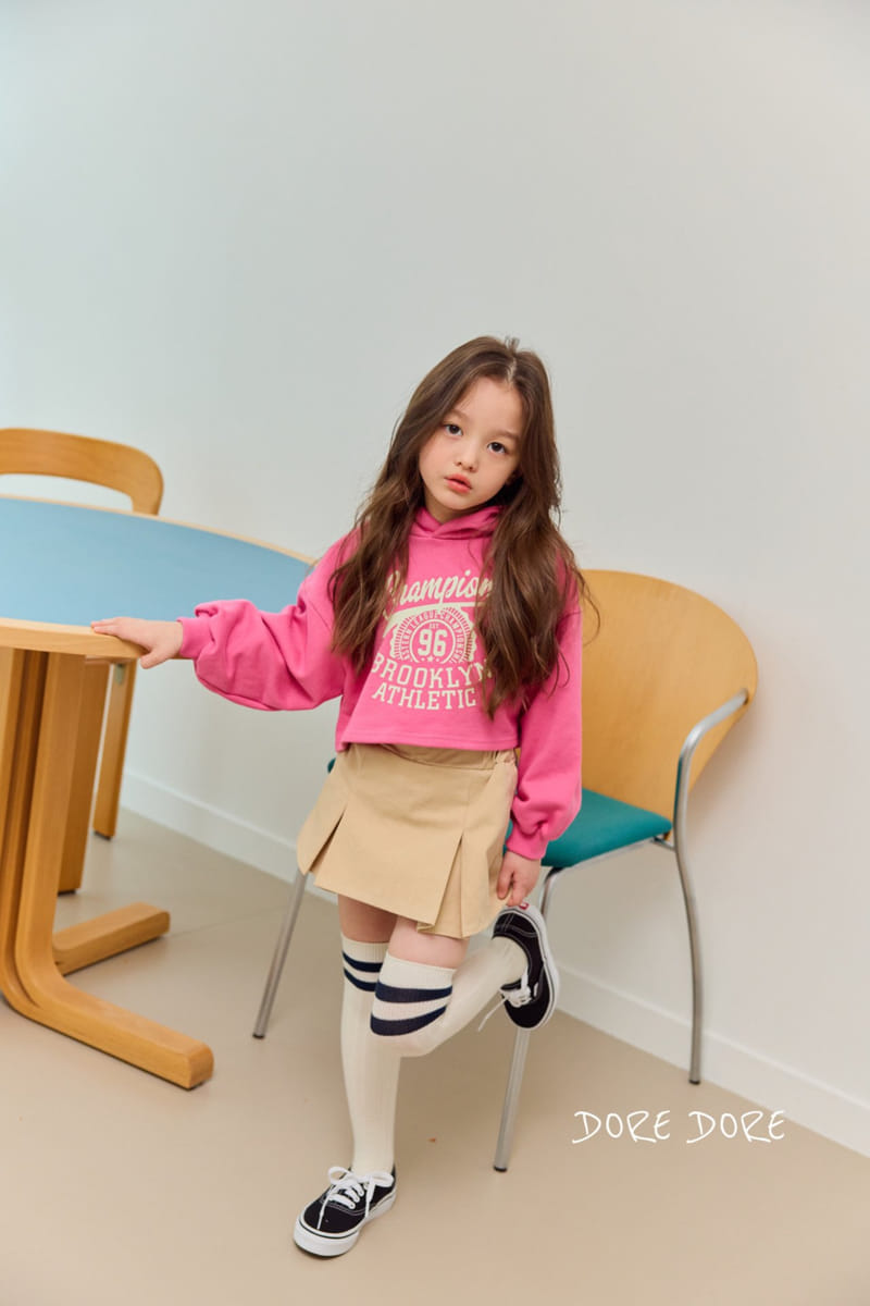 Dore Dore - Korean Children Fashion - #discoveringself - Champion Crop Hoody Tee
