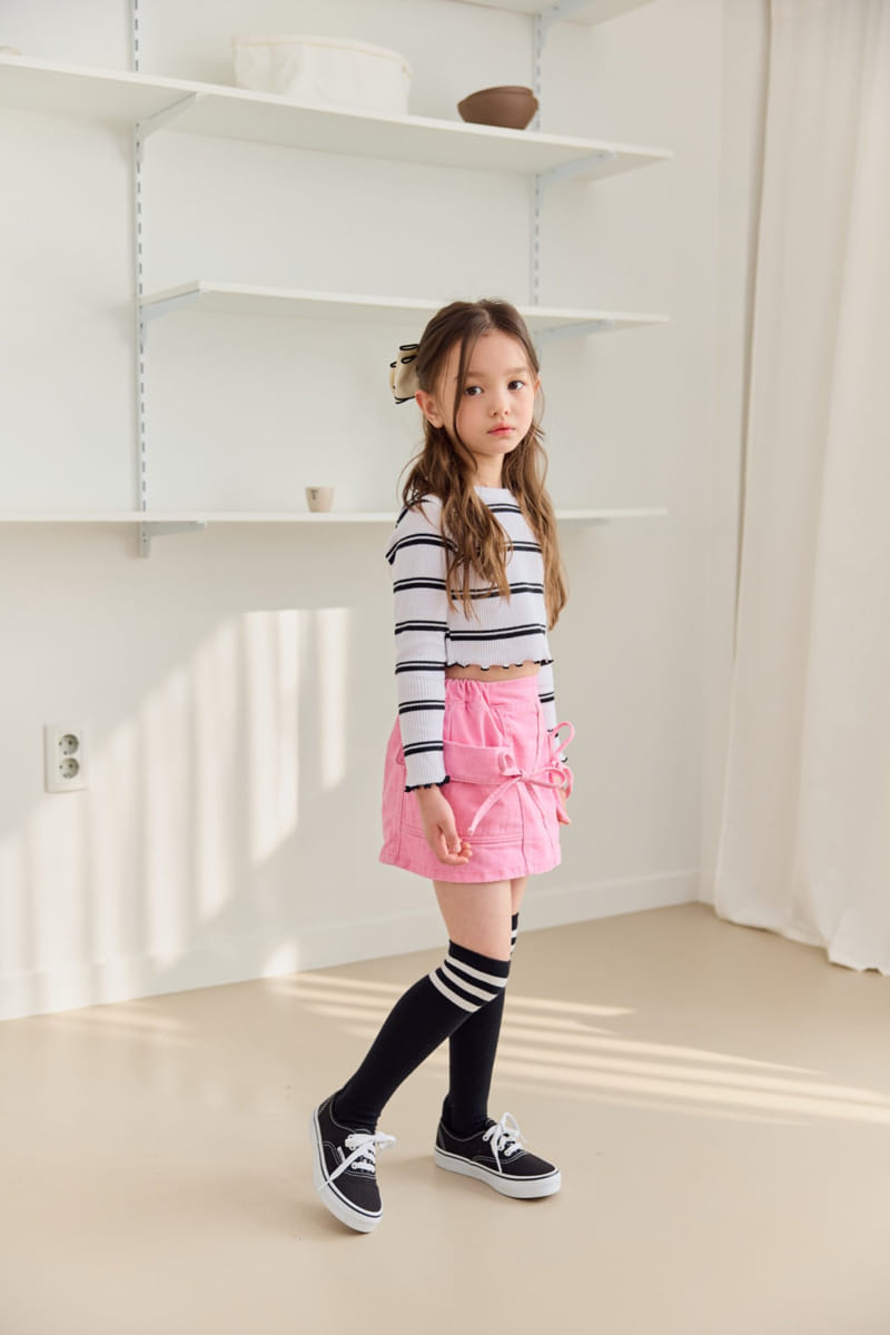 Dore Dore - Korean Children Fashion - #fashionkids - Love Me Crop Tee - 6