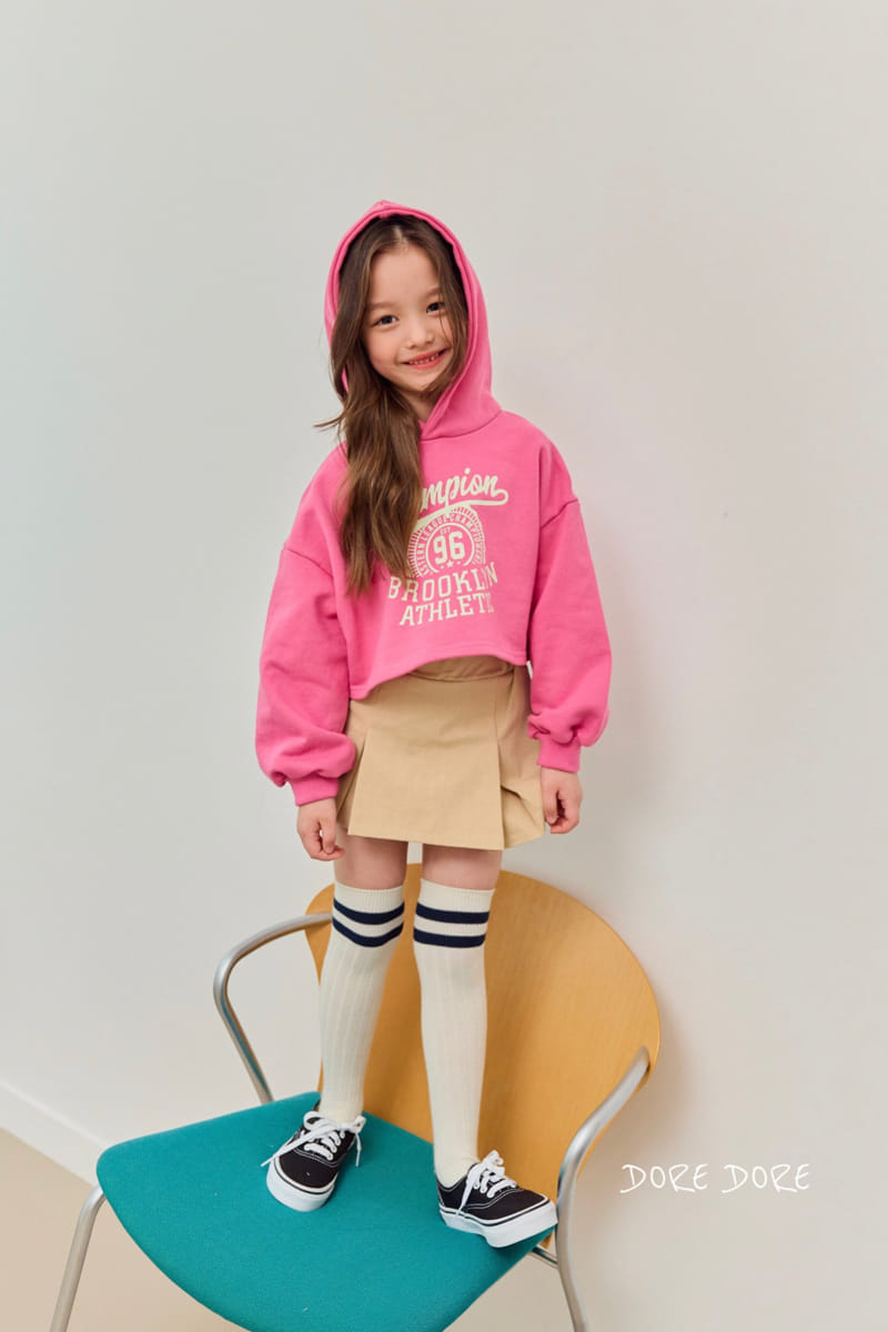 Dore Dore - Korean Children Fashion - #fashionkids - Champion Crop Hoody Tee - 2