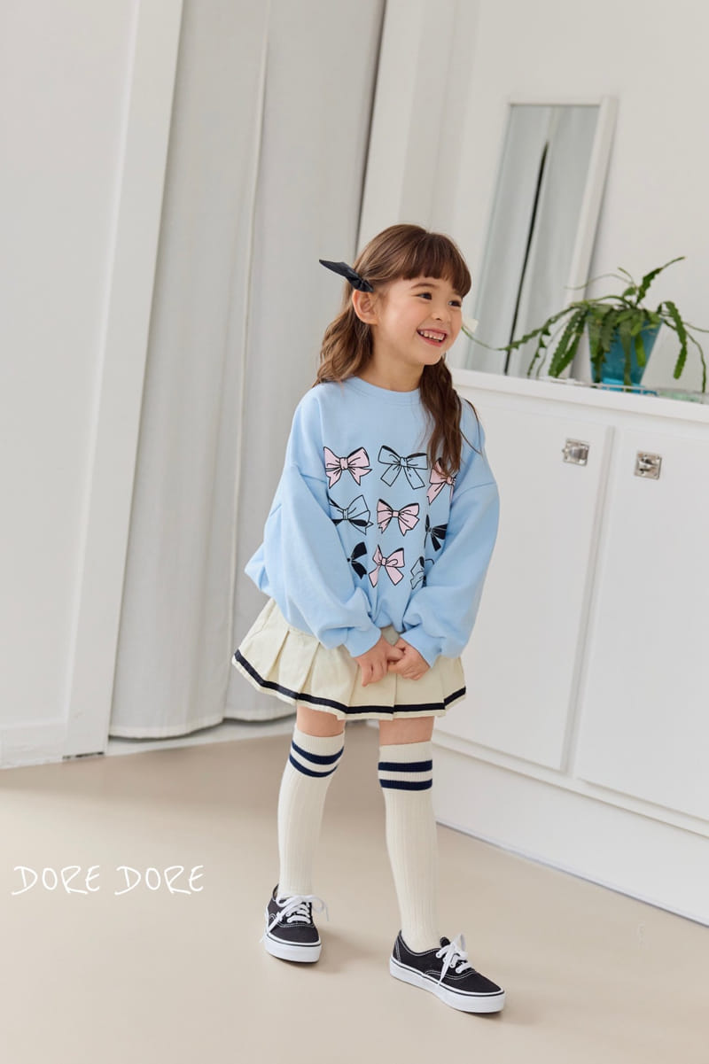Dore Dore - Korean Children Fashion - #discoveringself - Amy Ribbon Sweatshirt - 4