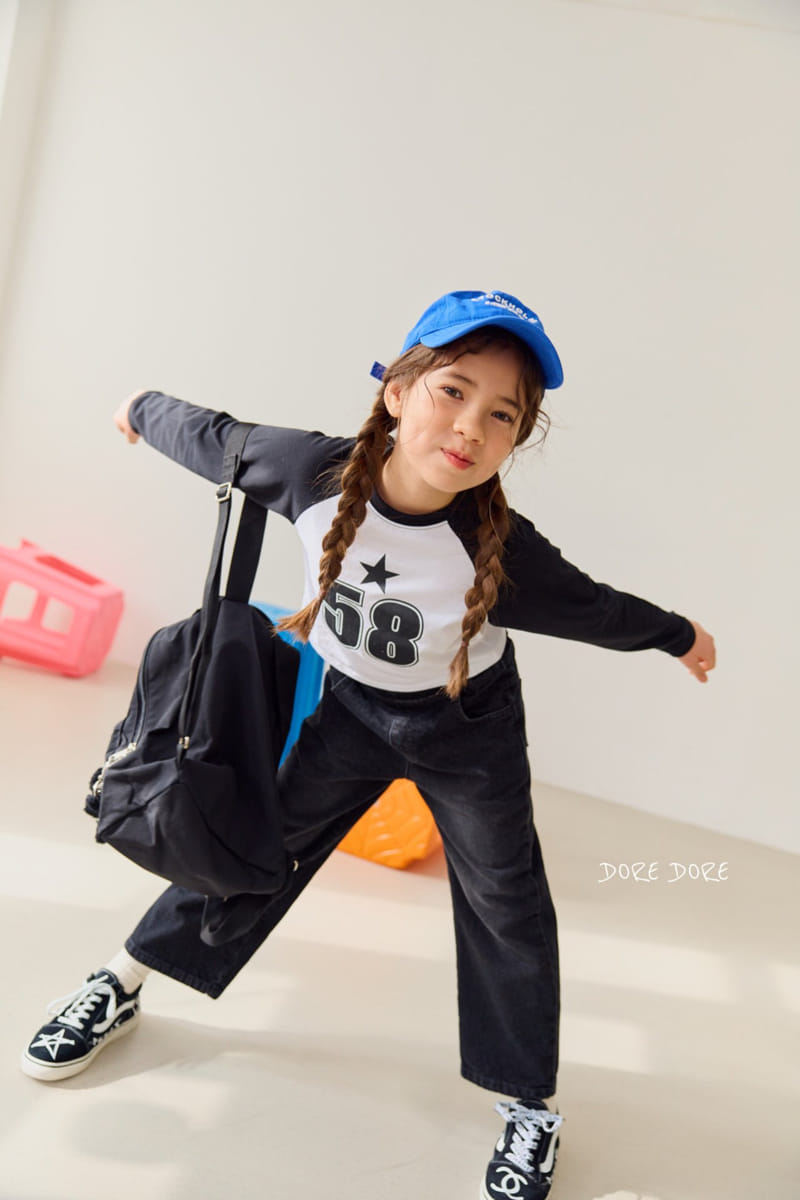 Dore Dore - Korean Children Fashion - #kidsshorts - Star Crop Tee - 5