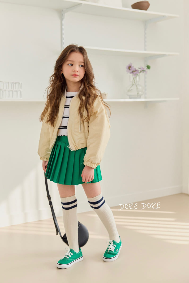 Dore Dore - Korean Children Fashion - #kidsshorts - Banding Flying Jacket - 2