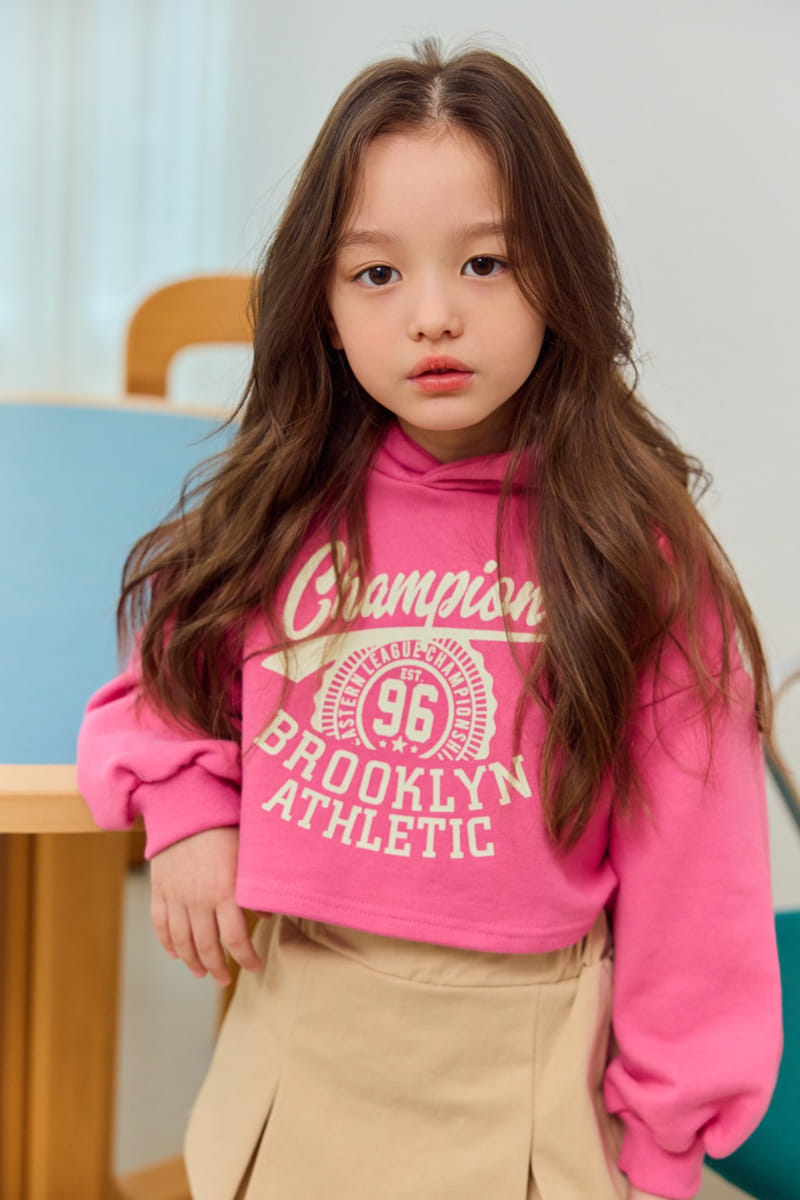 Dore Dore - Korean Children Fashion - #kidsshorts - Champion Crop Hoody Tee - 4