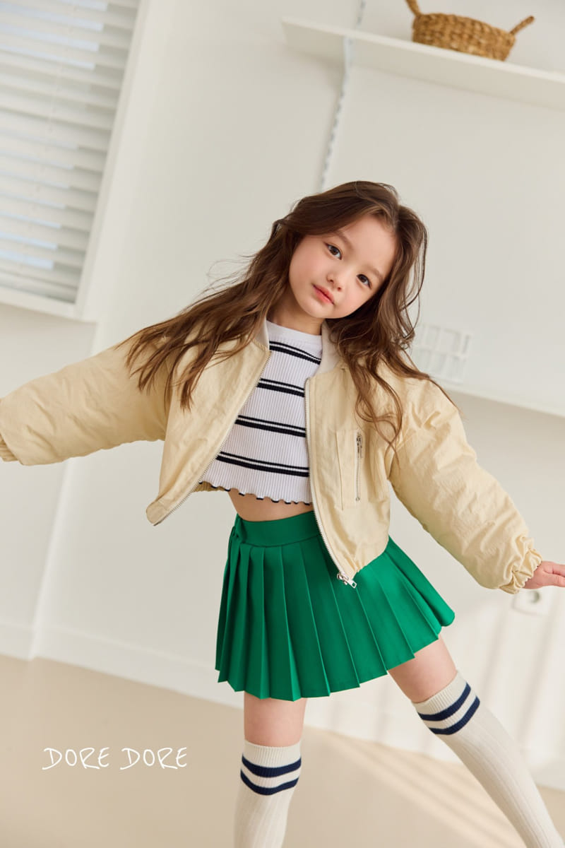 Dore Dore - Korean Children Fashion - #kidsstore - Banding Flying Jacket - 3