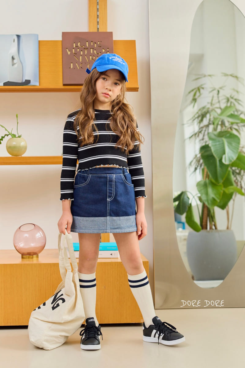 Dore Dore - Korean Children Fashion - #kidzfashiontrend - Love Me Crop Tee - 9
