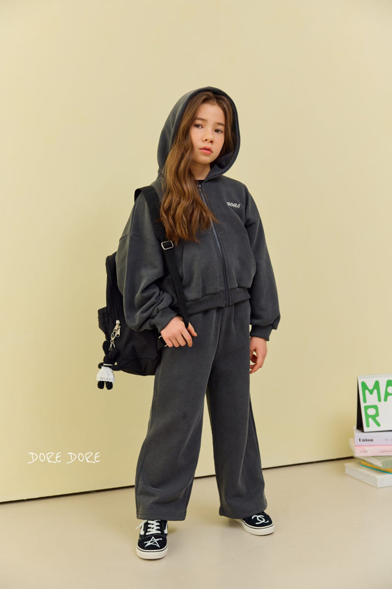 Dore Dore - Korean Children Fashion - #kidzfashiontrend - Pigment Crop Hoody  - 2