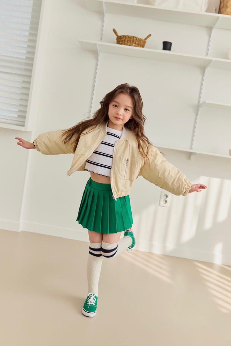 Dore Dore - Korean Children Fashion - #kidzfashiontrend - Daisy Pleated Skirt Pants - 8