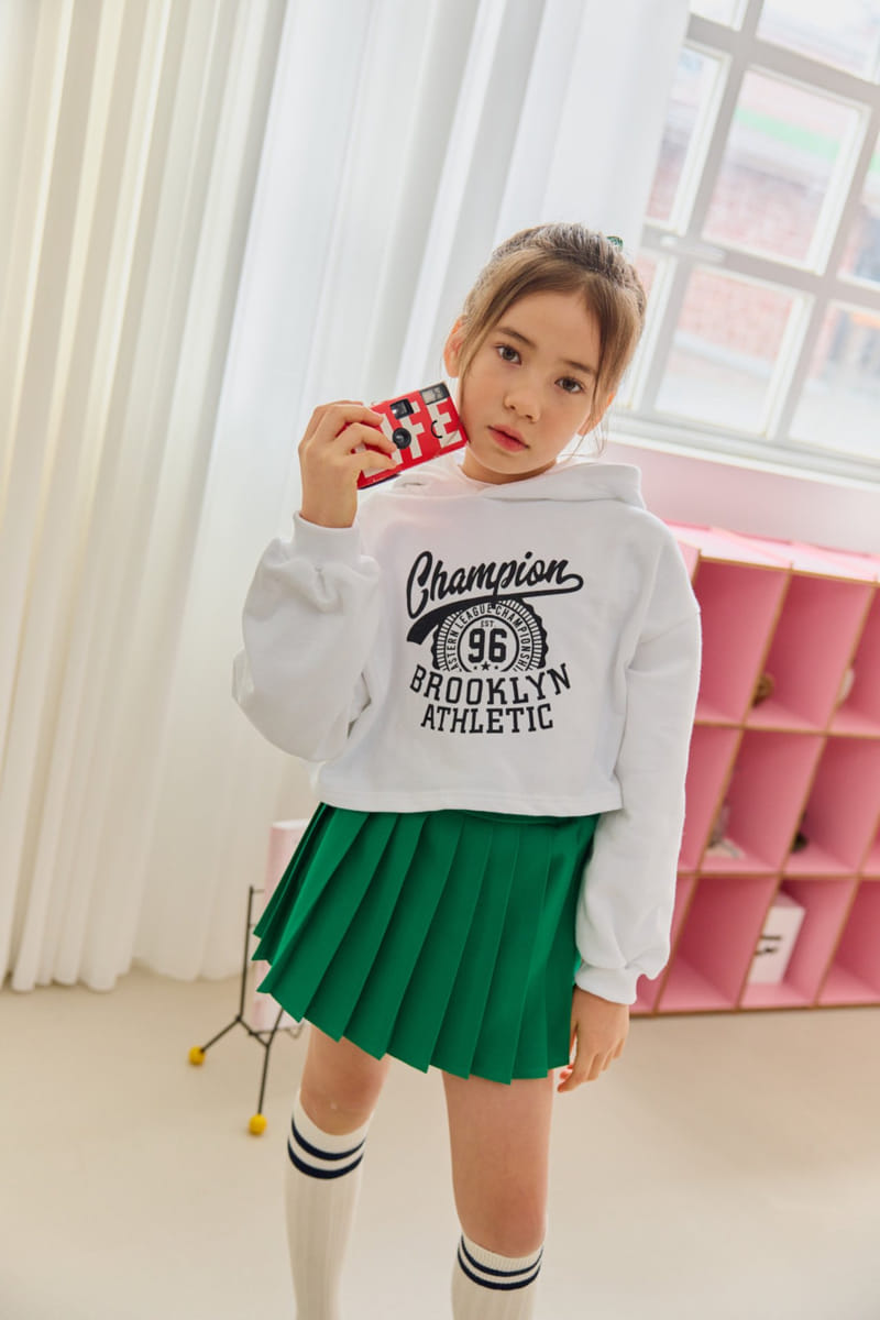 Dore Dore - Korean Children Fashion - #littlefashionista - Champion Crop Hoody Tee - 7