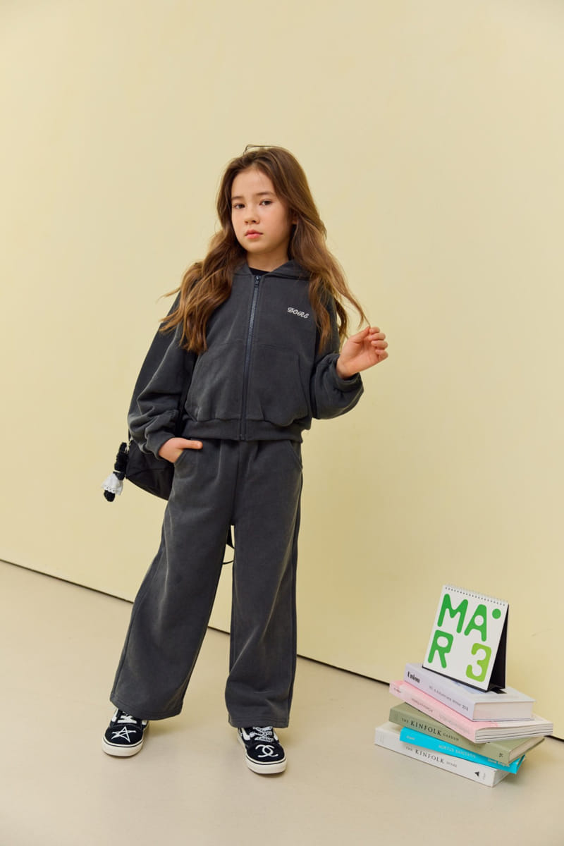Dore Dore - Korean Children Fashion - #Kfashion4kids - Pigment Crop Hoody  - 4
